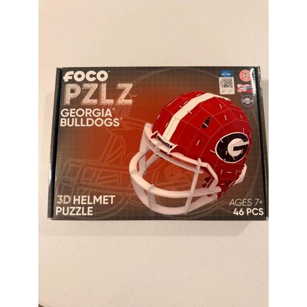 foco PZLZ Georgia Bulldogs 3D Helmet Puzzle- NEW